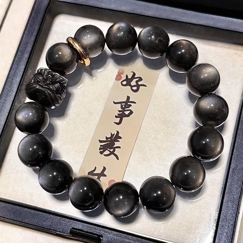 Obsidian Pi Xiu Wealth Bracelet